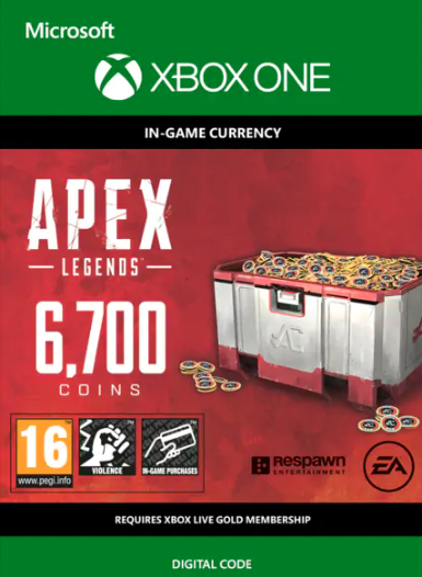 APEX Legends: 6700 Coins (Xbox One) Game Cover