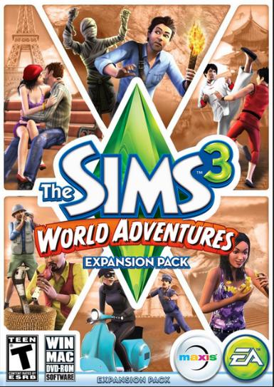 The Sims 3: World Adventures Game Cover