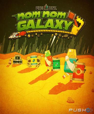 PixelJunk Nom Nom Galaxy Game Cover