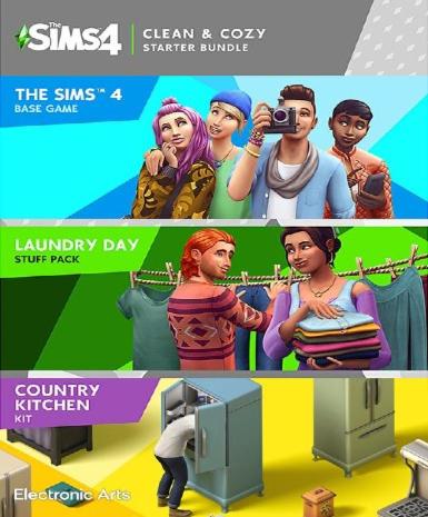 The Sims 4: Clean & Cozy Starter Bundle (Origin) Game Cover