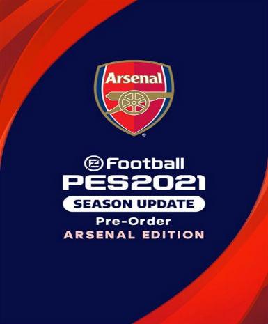 eFootball PES 2021 Season Update: Arsenal Edition Game Cover