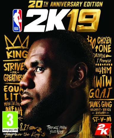 NBA 2k19 (20th Anniversary Edition) Game Cover