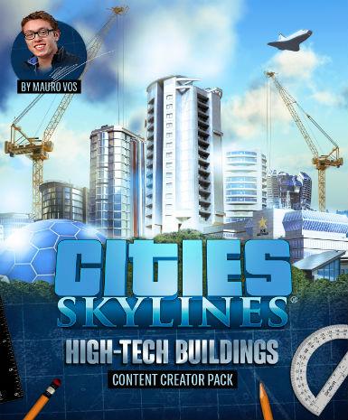 Cities: Skylines - Content Creator Pack: High-Tech Buildings (DLC) Game Cover