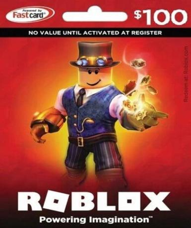 Roblox 100 USD (Gift Card) Game Cover