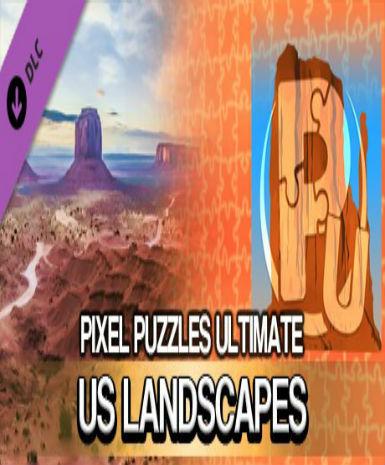 Pixel Puzzles Ultimat - Puzzle Pack: U.S. Landscapes (DLC) Game Cover