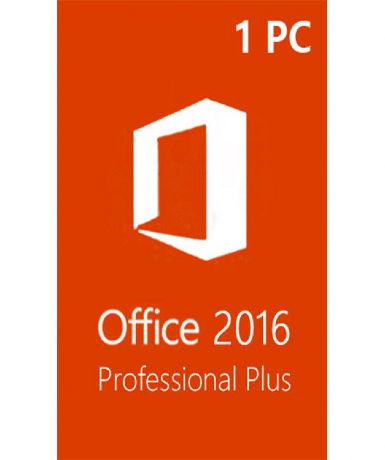 Microsoft Office Professional Plus 2016 1PC Lifetime Global - Multi-language Game Cover