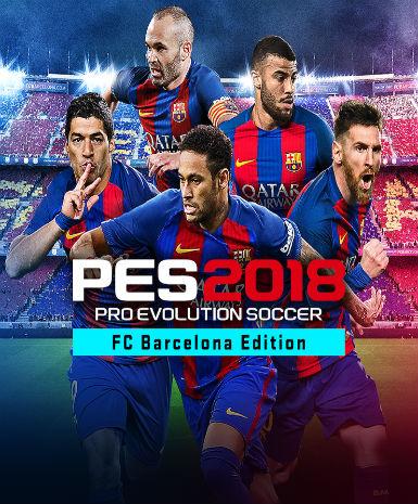Pro Evolution Soccer 2018 (FC Barcelona Edition) (EU) Game Cover