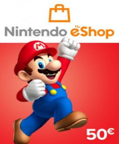 Nintendo Gift Card 50 EUR (EU) Game Cover