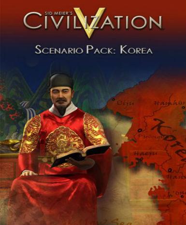 Sid Meier's Civilization V + Scenario Pack: Korea (DLC) (Steam) (EU) Game Cover