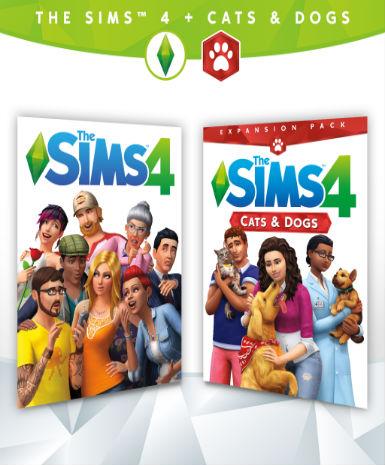The Sims 4 + Cats & Dogs - Bundle Game Cover