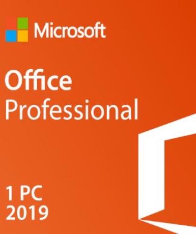Microsoft Office Professional 2019 Plus 1 PC Microsoft Game Cover