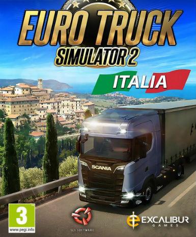 Euro Truck Simulator 2: Italia Game Cover