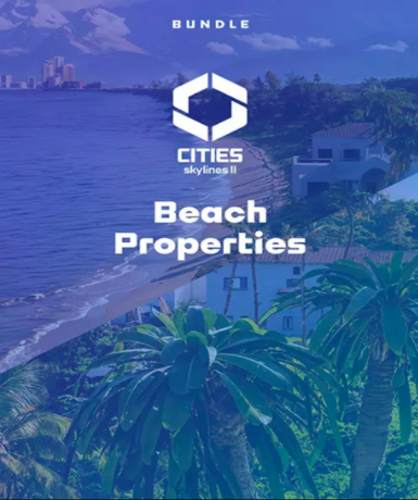 Cities: Skylines II - Beach Properties (DLC) (Steam) Game Cover