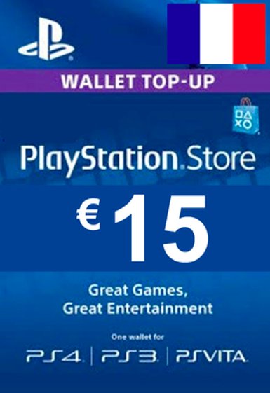Playstation Network Card (PSN) 15 EUR (France) Game Cover