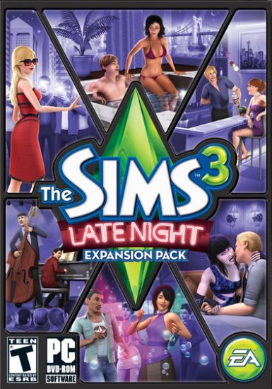 The Sims 3: Late Night Game Cover