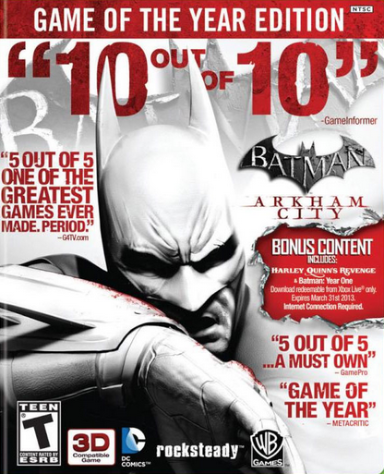 Batman: Arkham City (GOTY) Game Cover