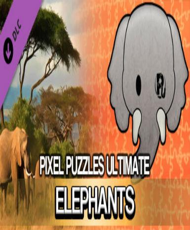 Pixel Puzzles Ultimat - Puzzle Pack: Elephants (DLC) Game Cover