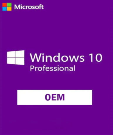 Microsoft Windows 10 OEM Pro Microsoft PC Game Cover
