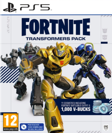 Fortnite - Transformers Pack + 1000 V-Bucks (PS5) Game Cover