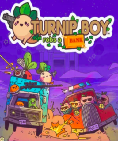 Turnip Boy Robs a Bank (Steam) Game Cover