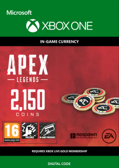 APEX Legends: 2150 Coins (Xbox One) Game Cover