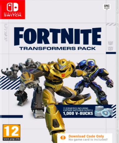 Fortnite - Transformers Pack + 1000 V-Bucks (Switch) Game Cover
