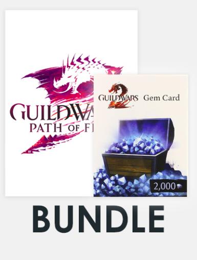 Guild Wars 2 Bundle (incl. Guild Wars 2: Path of Fire and Guild Wars 2 2000 Gems Card) Game Cover