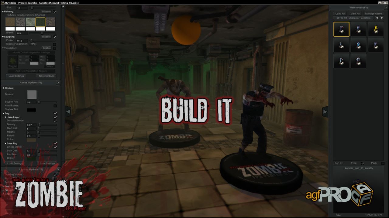 Axis Game Factory's AGFPRO Zombie FPS Player DLC Game Cover